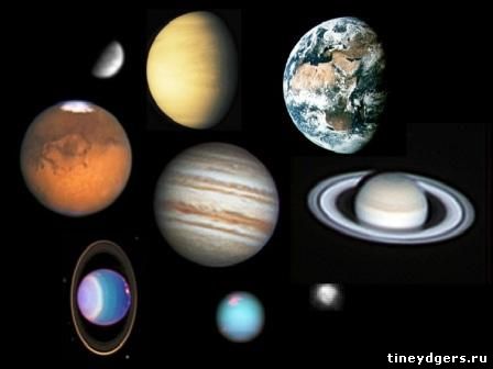 Классы звезд и типы планет