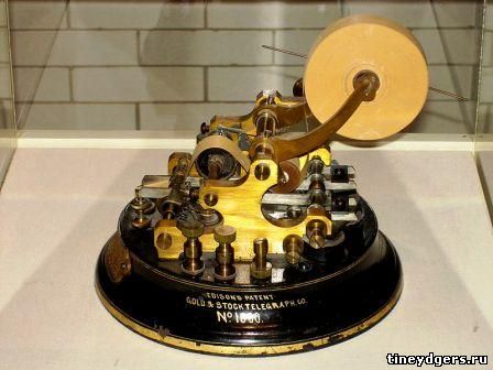 биржевой телеграфный аппарат Эдисона
