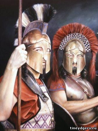 древнегреческие пехотинцы - гоплиты