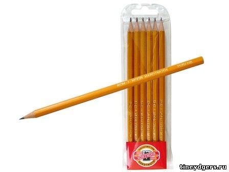 желтые карандаши для черчения - http://tineydgers.ru