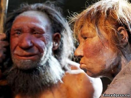 неандертальцы из музея